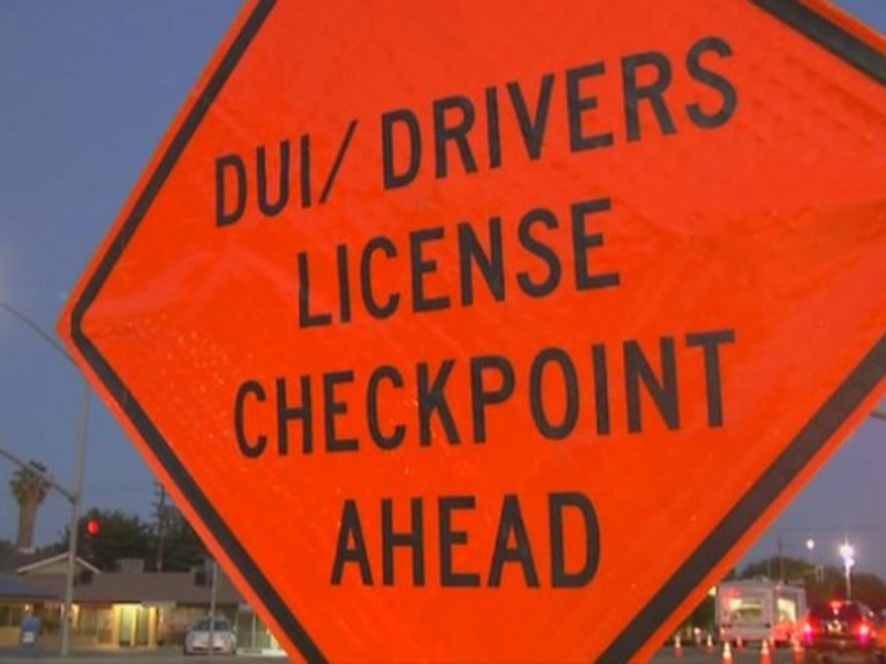 DUI checkpoint
