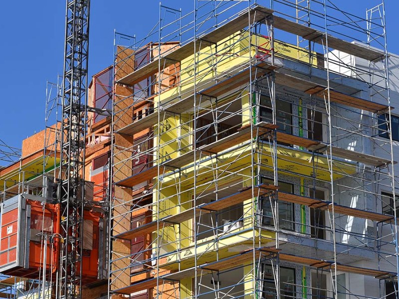 Apartment construction in San Diego. Photo by Chris Stone