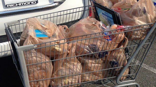 Plastic grocery bags