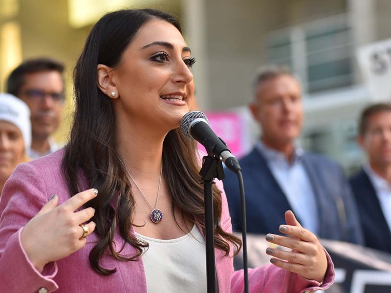 U.S. Rep. Sara Jacobs. Photo by Chris Stone
