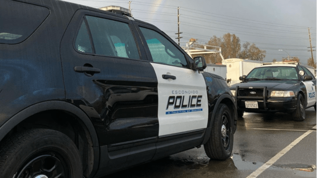 Escondido police vehicles